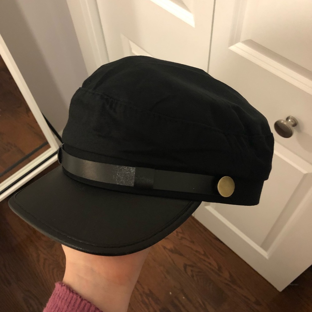 Black Baker Boy Hat